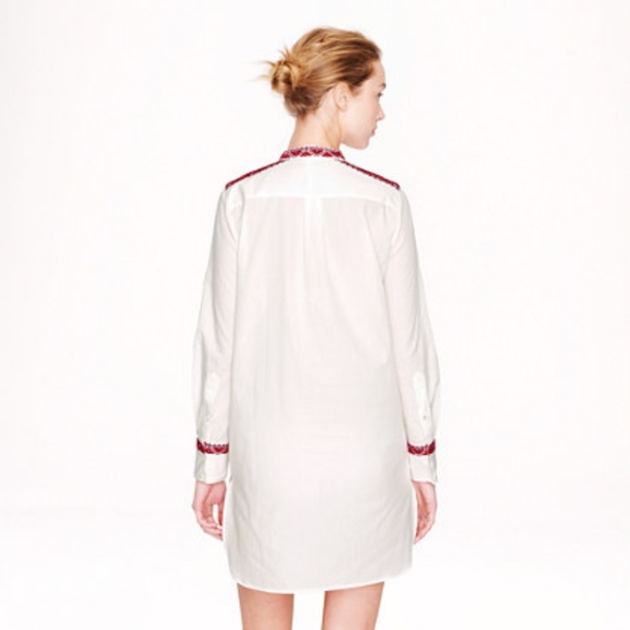 J.Crew Embroidered Tunic - Beach Coverup, Sz. S - Picture 4 of 8